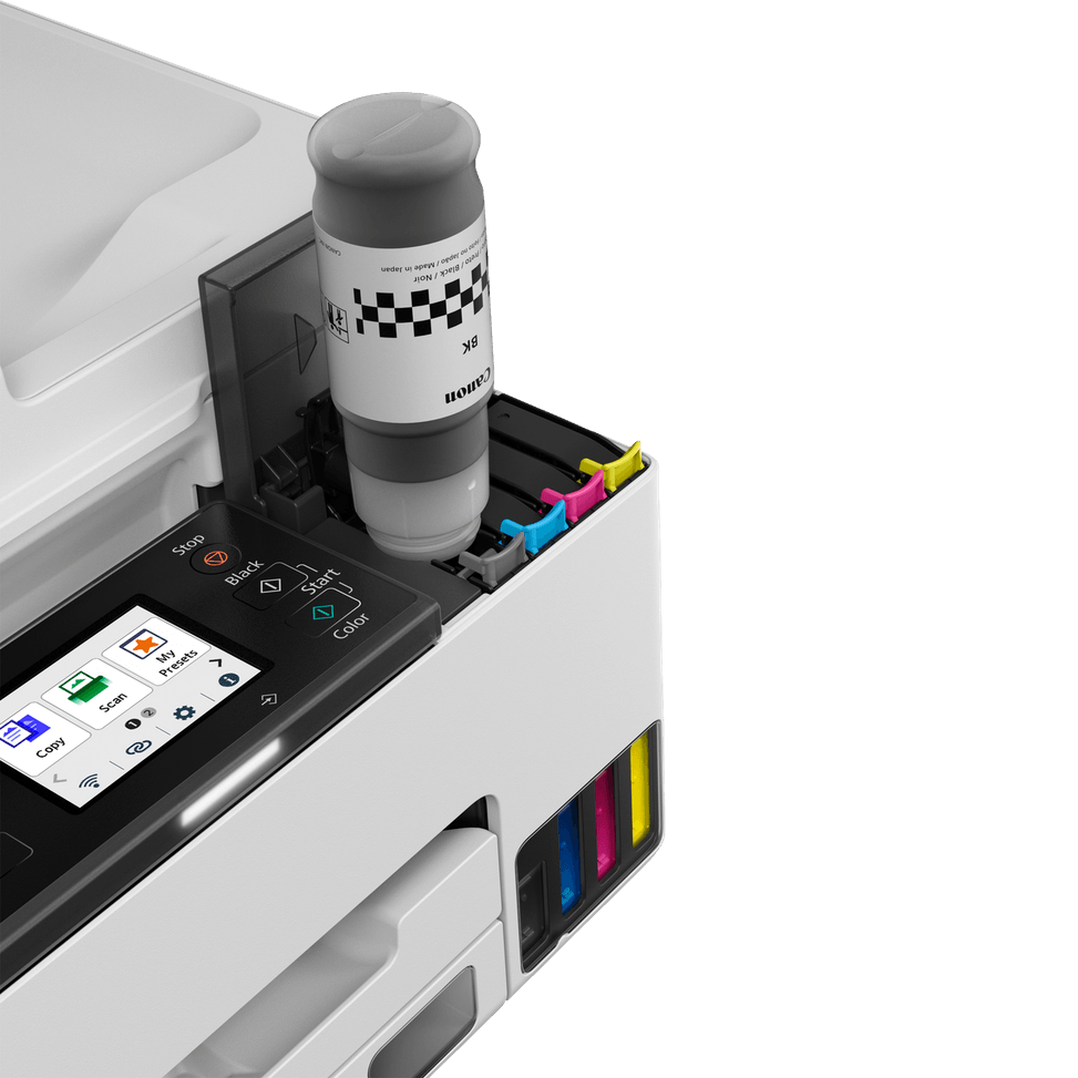Imprimante jet d'encre MegaTank multifonction rechargeable couleur sans fil Canon MAXIFY GX2050 — image 8