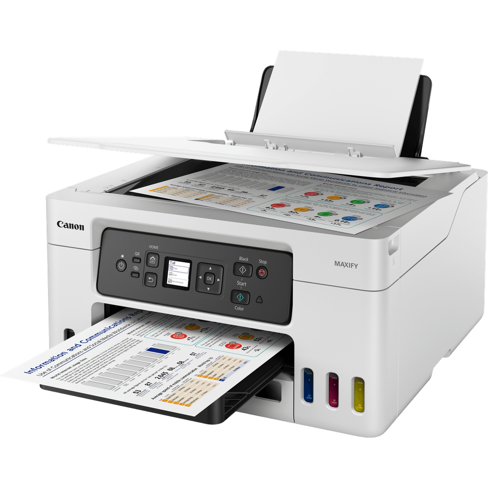 Imprimante jet d'encre MegaTank 3-en-1 rechargeable sans fil Canon MAXIFY GX3050 — image 4