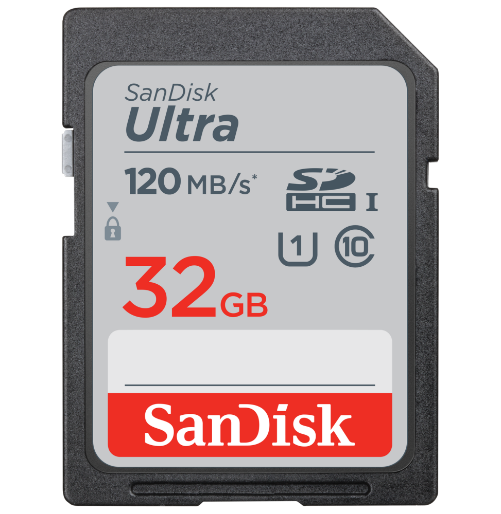 Carte mémoire SanDisk Ultra SDHC/SDXC UHS-I C10, 32 Go