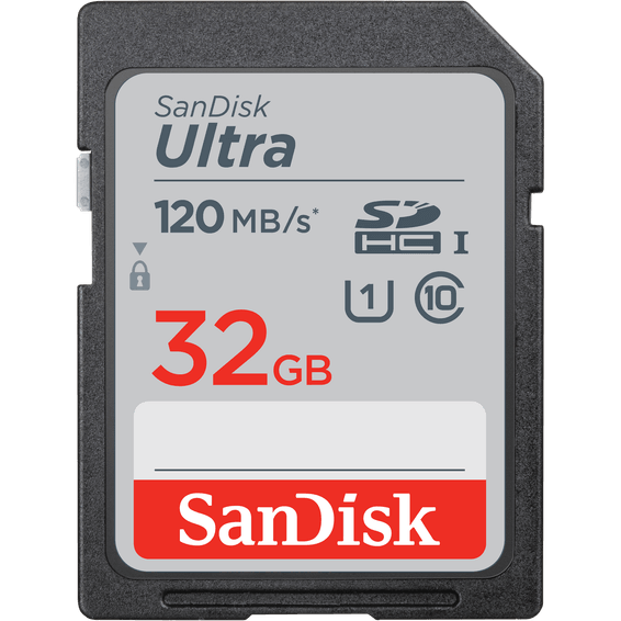 Carte mémoire SanDisk Ultra SDHC/SDXC UHS-I C10, 32 Go