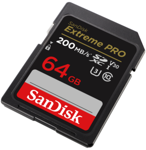 Carte mémoire SanDisk Extreme PRO SDXC UHS-I C10, 64 Go