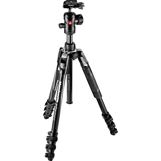 Kit trépied de voyage Befree Advanced en aluminium avec levier et rotule ball de Manfrotto