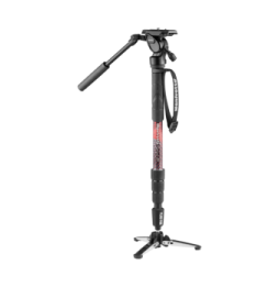 Kit monopode vidéo Element MII en aluminium avec rotule fluide de Manfrotto