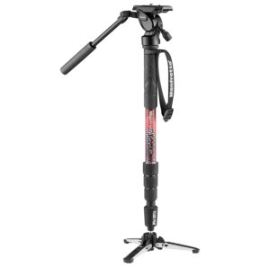 Kit monopode vidéo Element MII en aluminium avec rotule fluide de Manfrotto