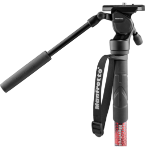 Kit monopode vidéo Element MII en aluminium avec rotule fluide de Manfrotto