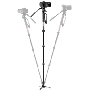 Kit monopode vidéo Element MII en aluminium avec rotule fluide de Manfrotto