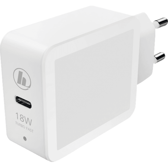 Chargeur Hama, Power Delivery (PD) / Qualcomm®, Adaptateur pour chargeur USB 18 watts