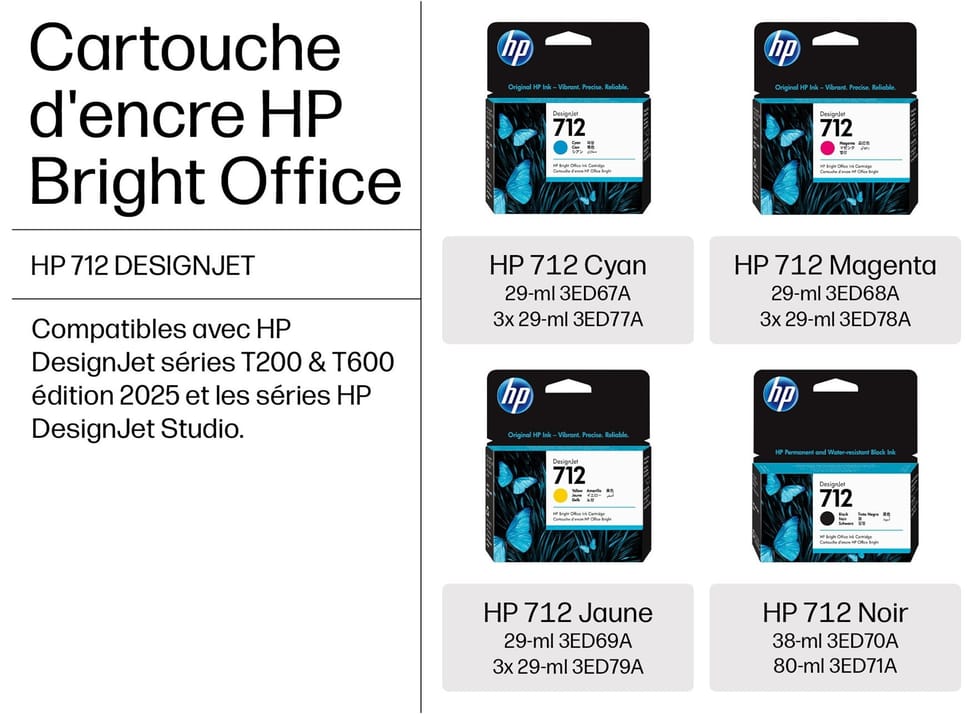Imprimante Grand Format HP DesignJet T650 de 24 pouces / A1  traceur édition 2025 — image 8