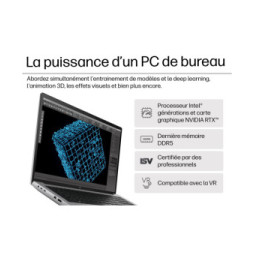 Station de travail mobile HP ZBook Fury 16 G11 - NVIDIA RTX™ 4000