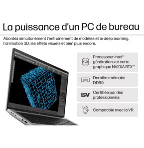 Station de travail mobile HP ZBook Fury 16 G11 - NVIDIA RTX™ 4000