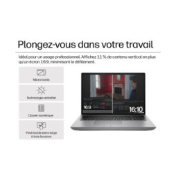 Station de travail mobile HP ZBook Fury 16 G11 - NVIDIA RTX™ 4000