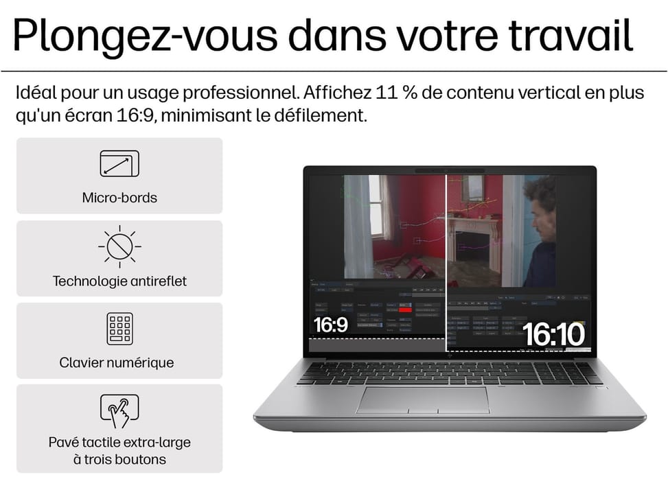 Station de travail mobile HP ZBook Fury 16 G11 - NVIDIA RTX™ 4000 — image 6