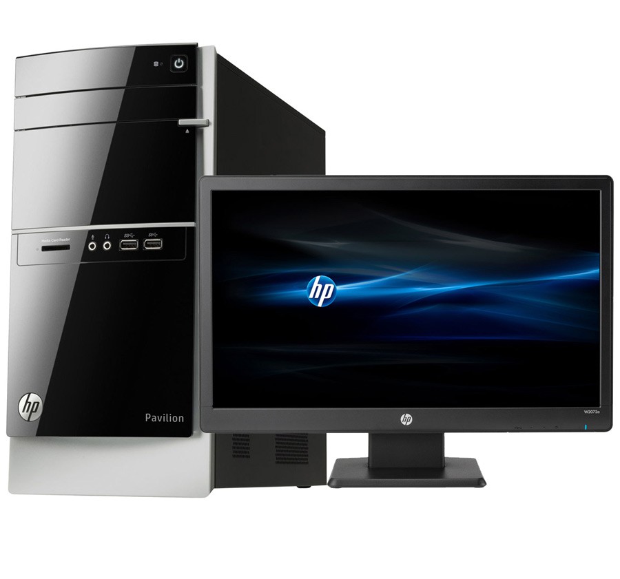 Ordinateur de bureau HP Pavilion 500-530nkm avec écran HP LED W2072a 20  pouces (L0W59EA) prix Maroc