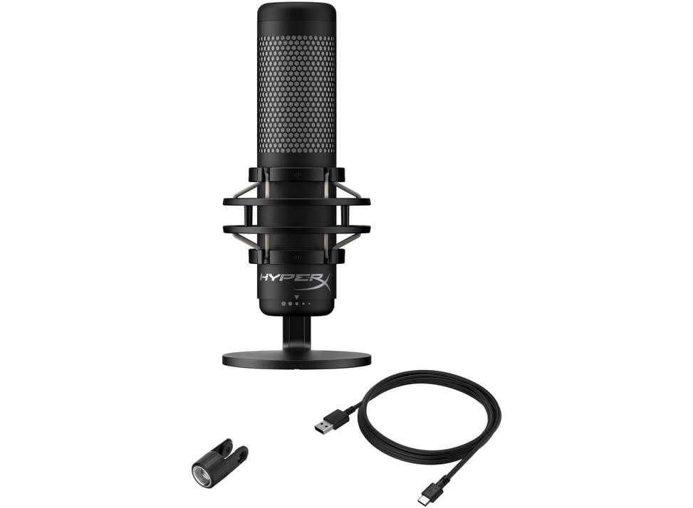 ميكروفون USB HyperX QuadCast 2 (أسود) — صورة 1