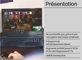 PC Portable Gaming Victus 15-fa1011nf - NVIDIA® GeForce RTX™ 4060 — image 6