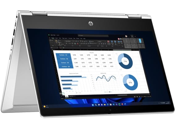 PC Portable Professionnel 2 en 1 HP Pro x360 435 G10 13,3"