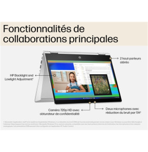PC Portable Professionnel 2 en 1 HP Pro x360 435 G10 13,3"