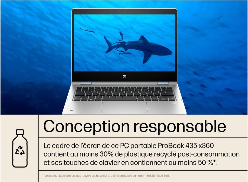 PC Portable Professionnel 2 en 1 HP Pro x360 435 G10 13,3" — image 6
