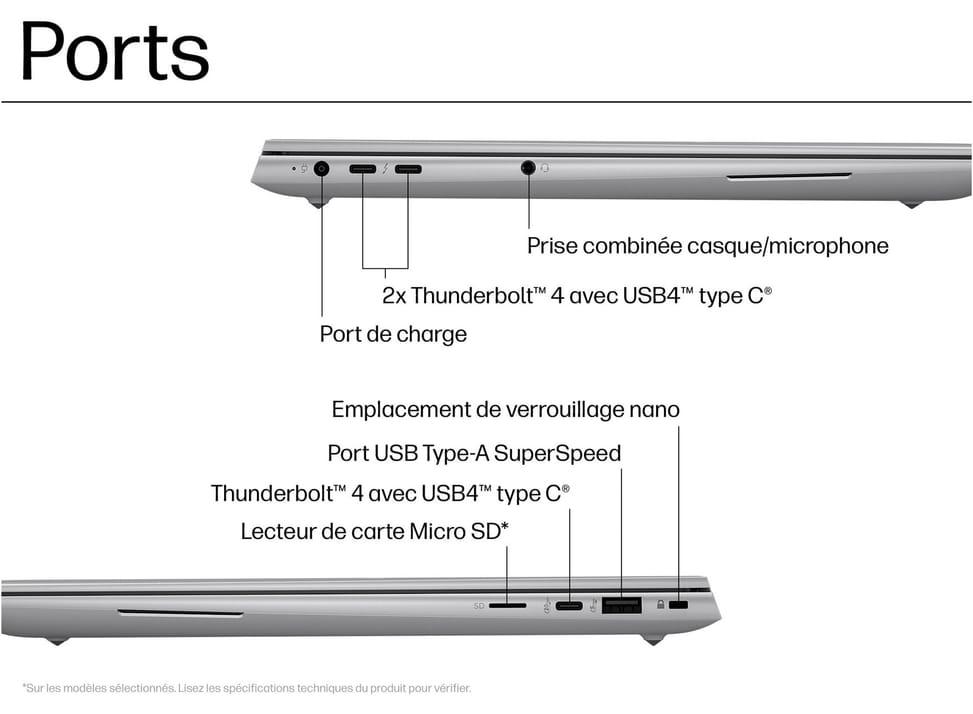 Station de travail HP Zbook Studio G11 16" - NVIDIA® GeForce® RTX™ 4070 — image 2