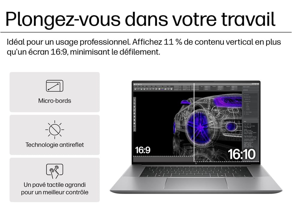 Station de travail HP Zbook Studio G11 16" - NVIDIA® GeForce® RTX™ 4070 — image 5