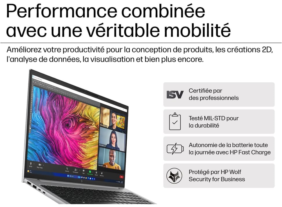 Station de travail portable HP ZBook Firefly G11 14" — image 10
