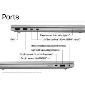 Station de travail portable HP ZBook Firefly G11 14"