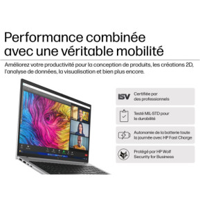 Station de travail portable HP ZBook Firefly G11 14"