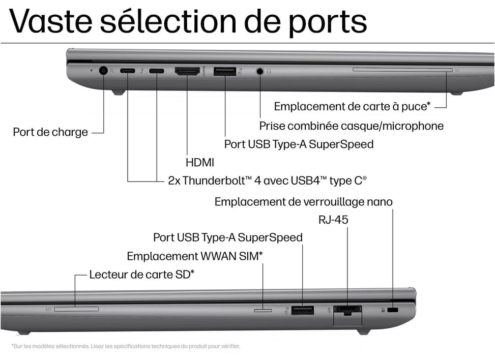 Station de travail portable HP ZBook Power G11 16" - NVIDIA RTX™ 2000 — image 2
