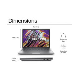 Station de travail portable HP ZBook Power G11 16" - NVIDIA RTX™ A1000
