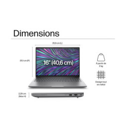 Station de travail portable HP ZBook Power G11 16" - NVIDIA RTX™ 3000