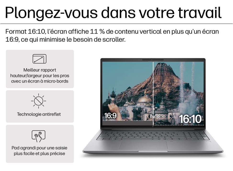 Station de travail portable HP ZBook Power G11 16" - NVIDIA RTX™ 3000 — image 5