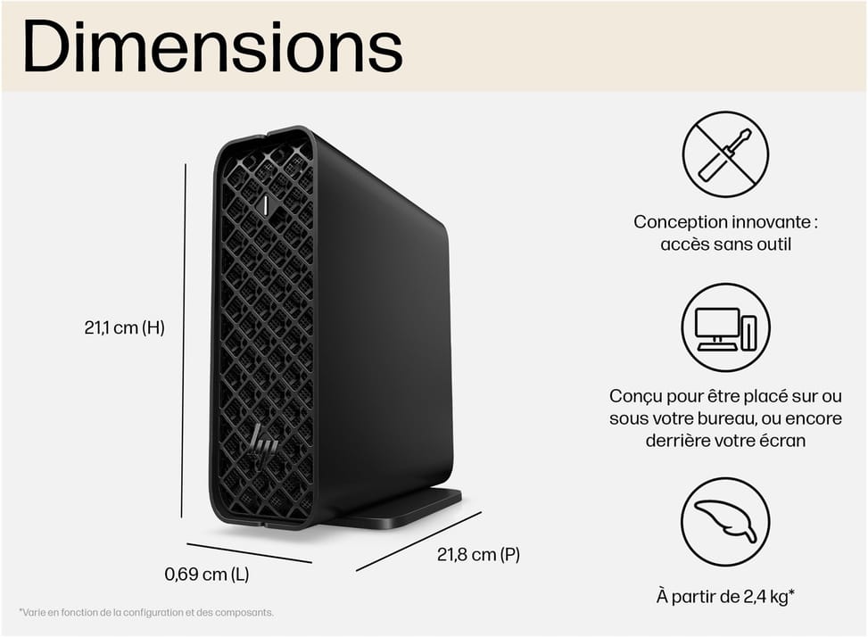 HP Z2 Mini G9 - NVIDIA® T1000 — image 2