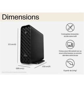 HP Z2 Mini G9 - NVIDIA® T1000