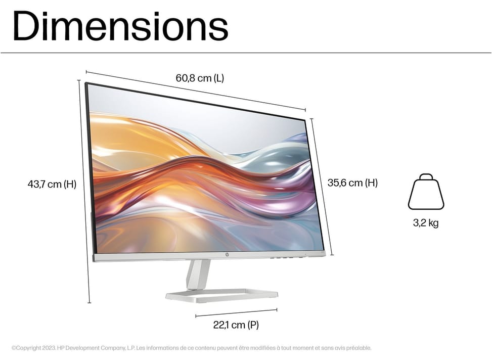 Écran HP Series 5 527sf 27" FHD — image 3
