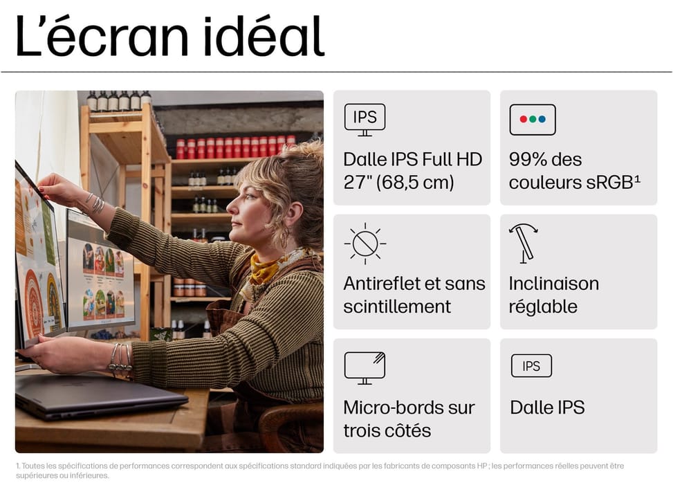 Écran HP Series 5 527sf 27" FHD — image 5