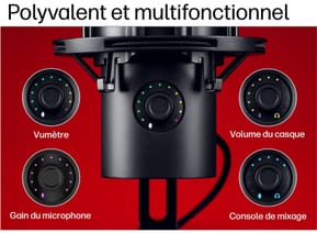 HyperX QuadCast 2 S – Microphone USB (noir) — image 4