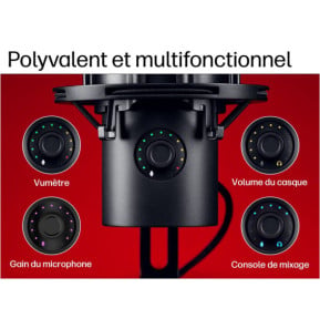 HyperX QuadCast 2 S – Microphone USB (noir)