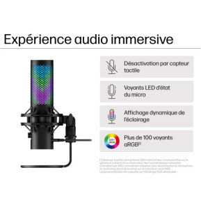 HyperX QuadCast 2 S – Microphone USB (noir)