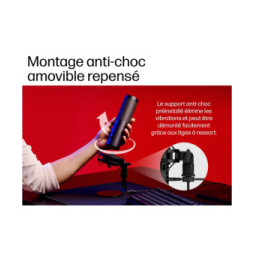 HyperX QuadCast 2 S – Microphone USB (noir)