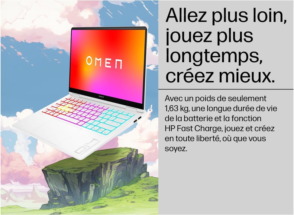 PC Portable Gaming OMEN Transcend 14-fb0029nf -  NVIDIA® GeForce RTX™ 4060 — image 7