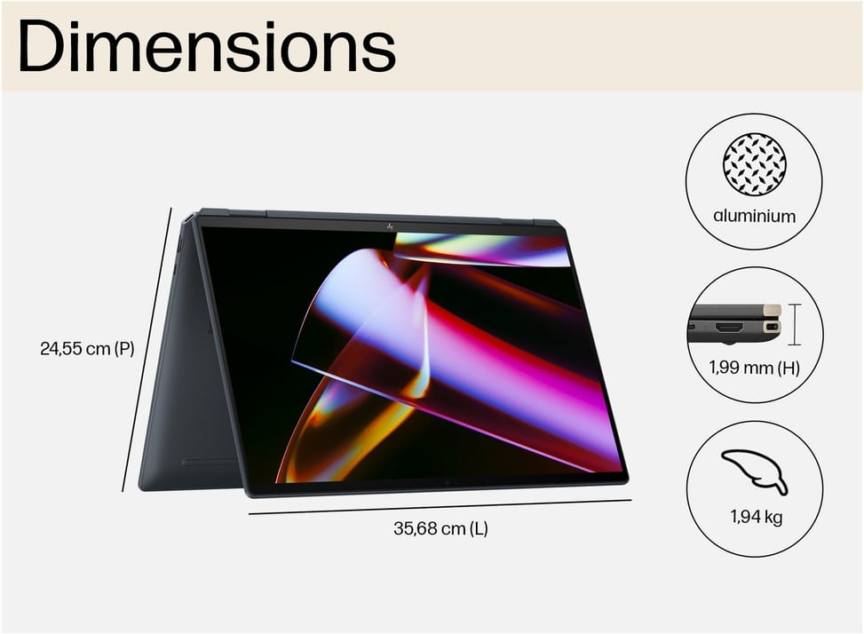 PC Portable 2 en 1 HP Spectre x360 16-aa0003nf - Écran tactile OLED 120 Hz — image 3