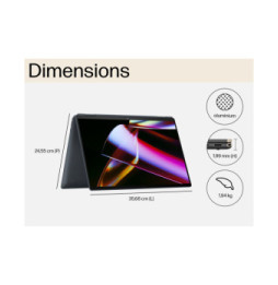 PC Portable 2 en 1 HP Spectre x360 16-aa0005nf - Écran tactile OLED 120Hz
