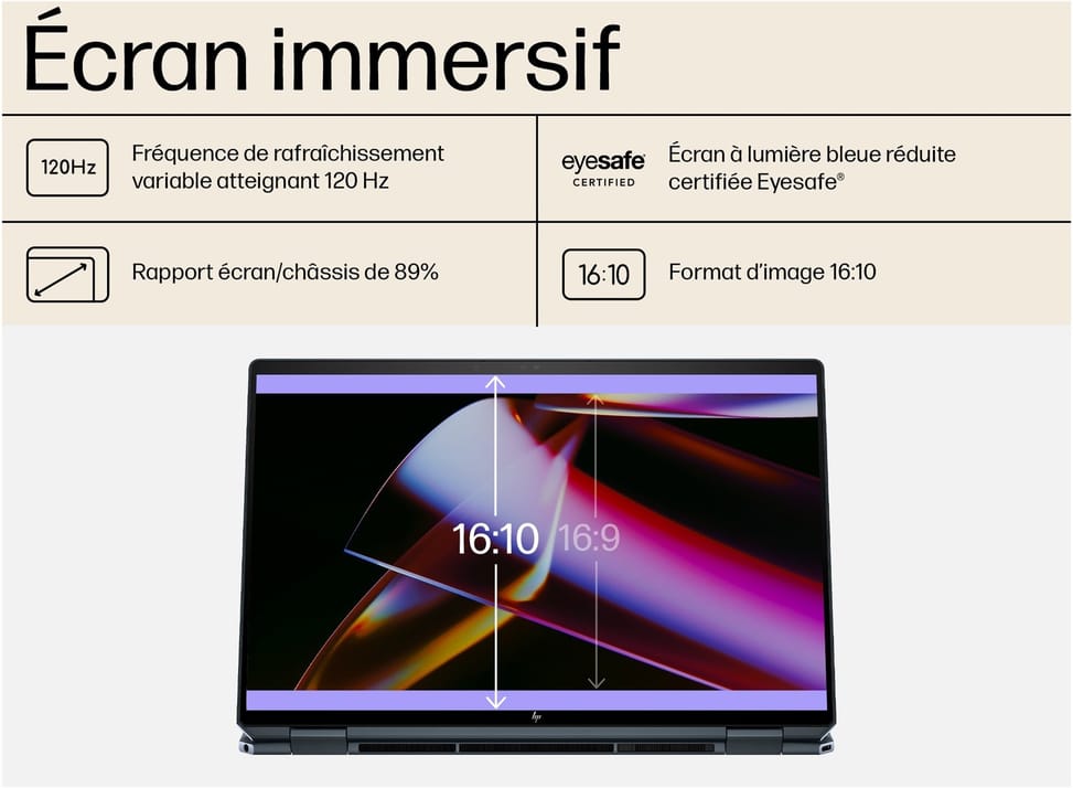 PC Portable 2 en 1 HP Spectre x360 16-aa0005nf - Écran tactile OLED 120Hz — image 5