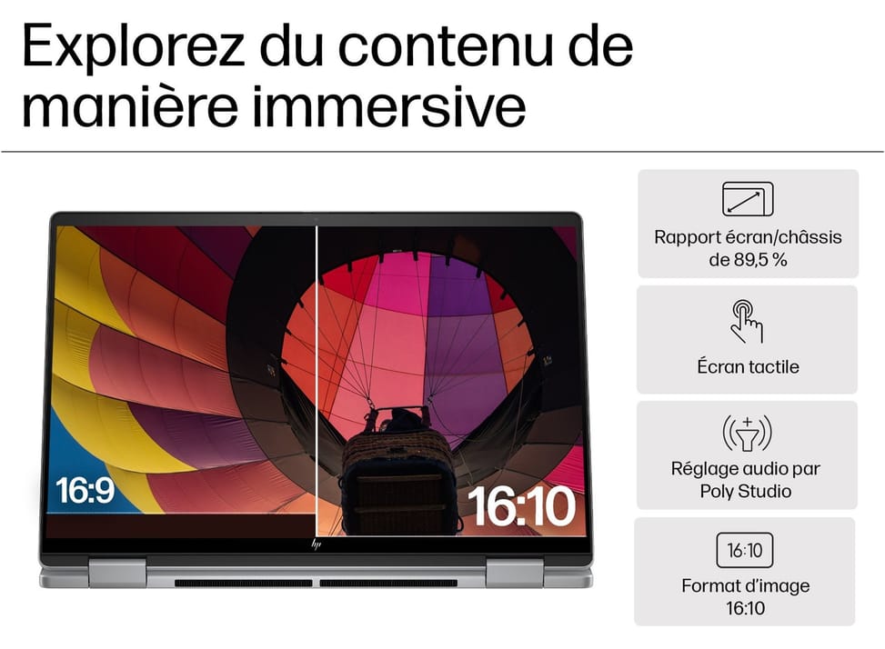 PC Portable 2 en 1 HP Envy x360 14-fa0000nf - Écran tactile OLED — image 6