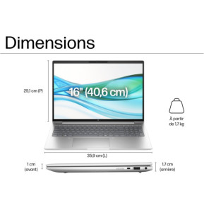 PC Portable Professionnel HP ProBook 460 G11 16"