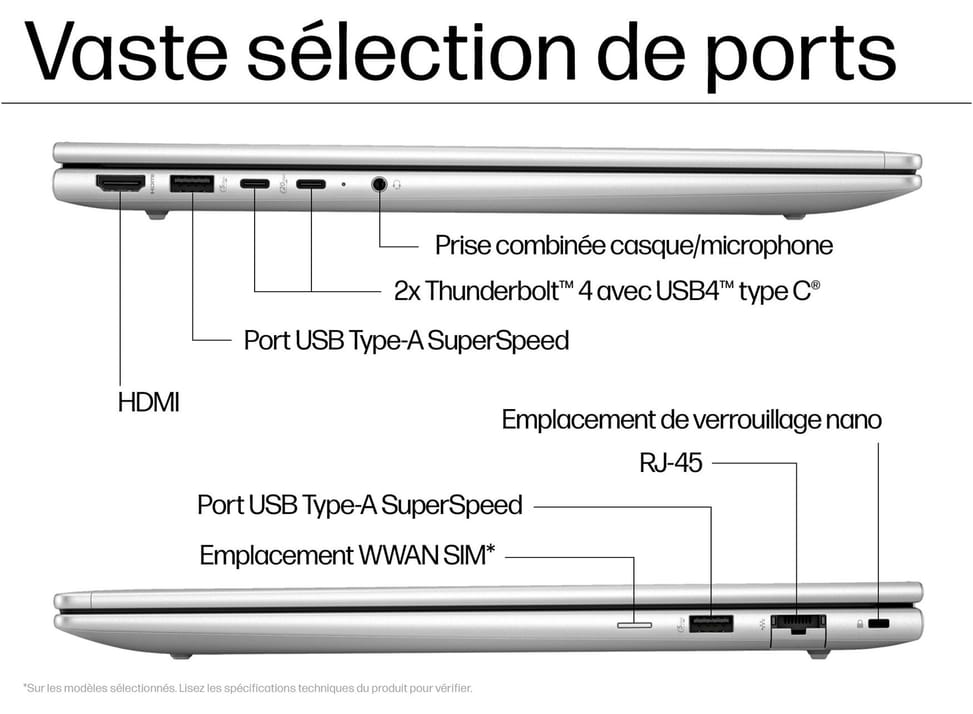 PC Portable Professionnel HP ProBook 460 G11 16" - NVIDIA® GeForce RTX™ 2050 & Extension de garantie 3 ans incluse — image 2