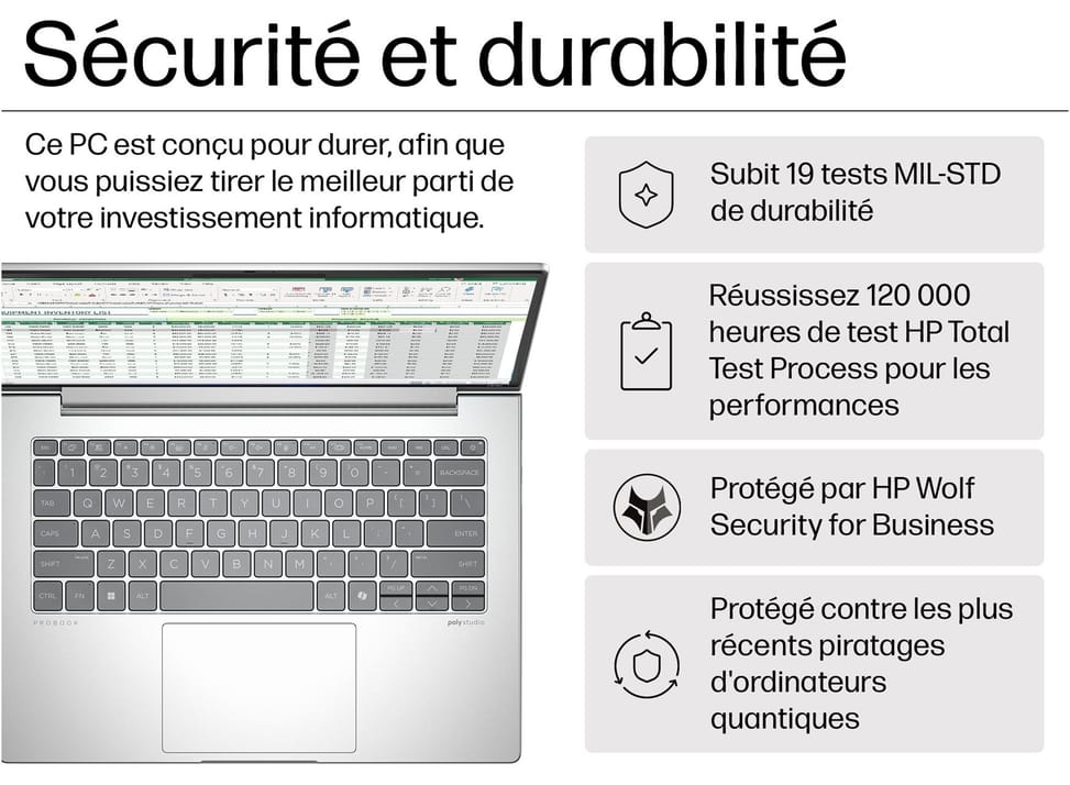 PC Portable Professionnel HP ProBook 445 G11 14" — image 4