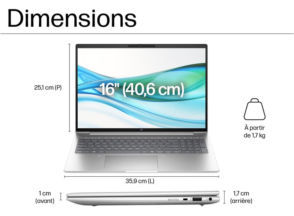 PC Portable Professionnel HP ProBook 465 G11 16" — image 3