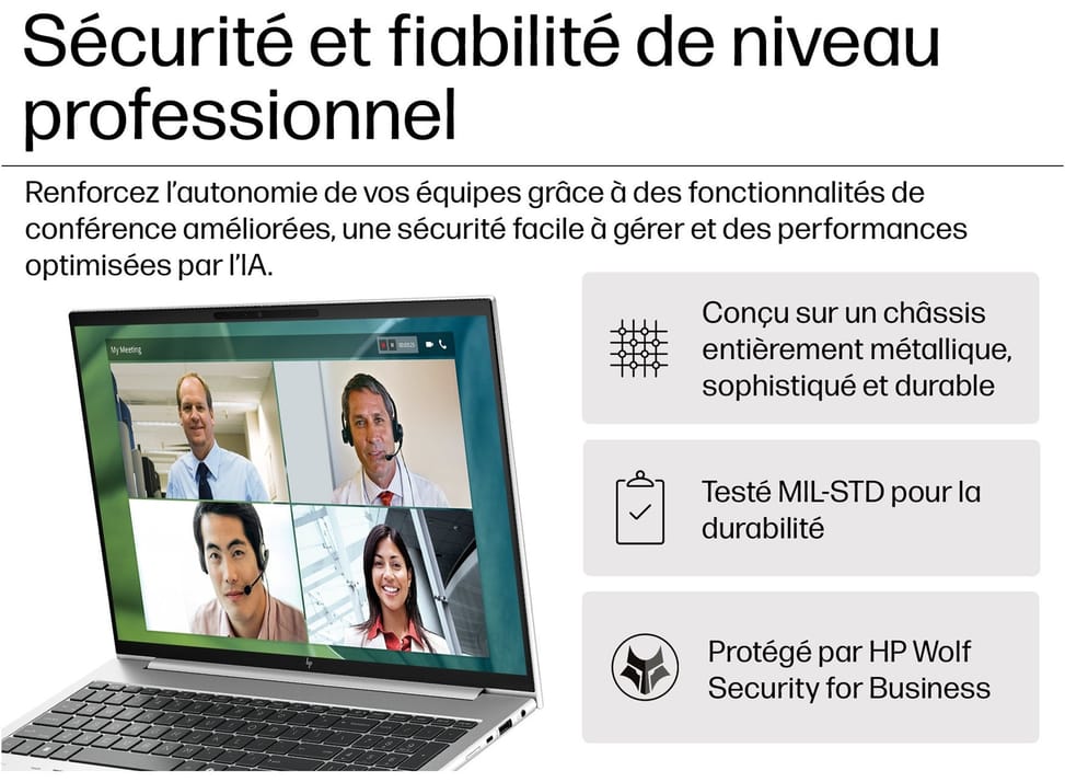 PC Portable Professionnel HP EliteBook 865 G11 16" — image 4