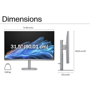 Ordinateur de bureau tout-en-un HP OmniStudio X 32-c0003nf - écran 4K